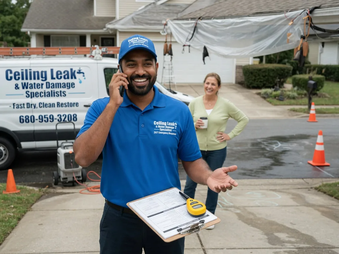 Ceiling Leak Cleanup Ashland, MA FAQs